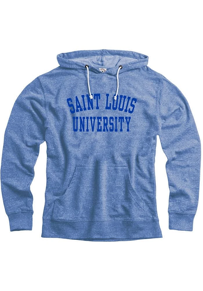 Saint Louis Billikens Mens Blue Snow Heather Fashion Hood