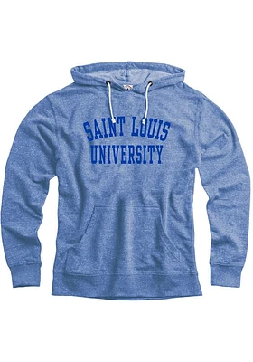 Saint Louis Billikens Mens Blue Snow Heather Fashion Hood