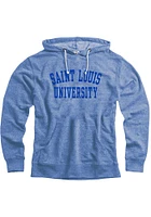 Saint Louis Billikens Mens Blue Snow Heather Fashion Hood