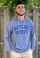 Saint Louis Billikens Mens Blue Snow Heather Fashion Hood