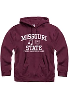 Missouri State Bears Mens Maroon Marching Band Long Sleeve Hoodie