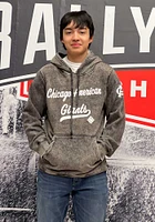Rally Chicago American Giants Mens Black Club Script Fashion Hood
