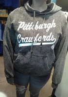 Rally Pittsburgh Crawfords Mens Black Club Script Fashion Hood