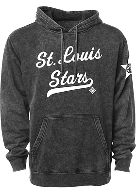Rally St Louis Stars Mens Black Club Script Fashion Hood