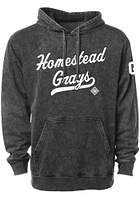 Rally Homestead Grays Mens Black Club Script Fashion Hood