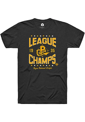 Rally Pittsburgh Crawfords Black World Champs Short Sleeve Fashion T Shirt