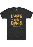 Rally Pittsburgh Crawfords Black World Champs Short Sleeve Fashion T Shirt
