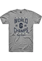 Rally Homestead Grays Grey World Champs Short Sleeve Fashion T Shirt
