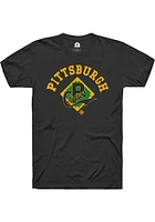 Rally Pittsburgh Crawfords Black Script Logo Short Sleeve Fashion T Shirt
