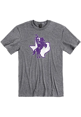 Tarleton State Texans Distressed Logo Short Sleeve T Shirt
