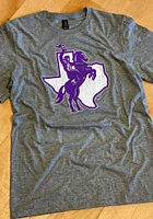 Tarleton State Texans Distressed Logo Short Sleeve T Shirt