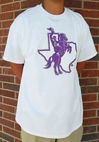 Tarleton State Texans Distressed Logo Short Sleeve T Shirt