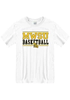 Missouri Western Griffons White Basketball Short Sleeve T Shirt