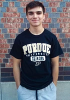 Purdue Boilermakers Black Grandpa Short Sleeve T Shirt