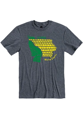 Iowa Navy Blue Were Corny Short Sleeve Fashion T Shirt