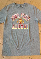 Iowa State Cyclones Grey Alumni Short Sleeve T Shirt