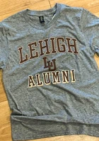 Lehigh University Grey Alumni Short Sleeve T Shirt