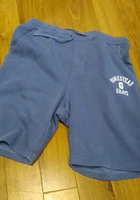 Rally Homestead Grays Mens Navy Blue Number 1 Graphic Shorts