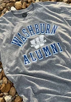 Washburn Ichabods Grey Alumni Short Sleeve T Shirt