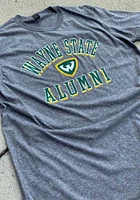 Wayne State Warriors Grey Alumni Short Sleeve T Shirt