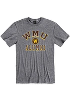 Western Michigan Broncos Grey Alumni Short Sleeve T Shirt
