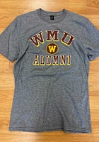 Western Michigan Broncos Grey Alumni Short Sleeve T Shirt