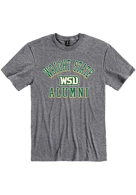 Wright State Raiders Grey Alumni Short Sleeve T Shirt