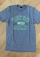Wright State Raiders Grey Alumni Short Sleeve T Shirt
