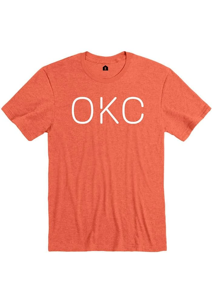 Rally Oklahoma City Orange Disconnected Short Sleeve T Shirt