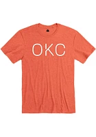 Rally Oklahoma City Orange Disconnected Short Sleeve T Shirt