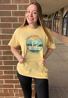 Michigan Yellow Circle Cladding Short Sleeve T Shirt
