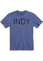 Indianapolis Blue Disconnected Short Sleeve Fashion T Shirt