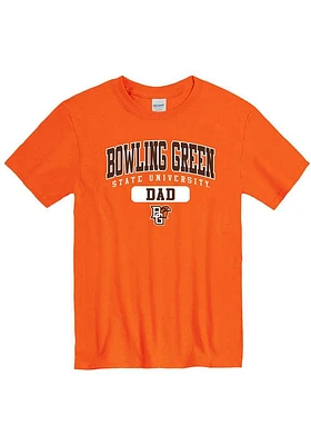 Bowling Green Falcons Orange Dad Number One Short Sleeve T Shirt