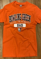 Bowling Green Falcons Orange Dad Number One Short Sleeve T Shirt