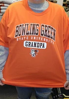 Bowling Green Falcons Orange Grandpa Number One Short Sleeve T Shirt