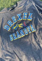 Drexel Dragons Charcoal Grandpa Number One Short Sleeve T Shirt