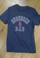 Duquesne Dukes Charcoal Dad Number One Short Sleeve T Shirt