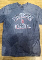 Duquesne Dukes Charcoal Grandpa Number One Short Sleeve T Shirt