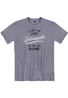 Rally Indianapolis Blue Either You Love Short Sleeve Fashion T Shirt