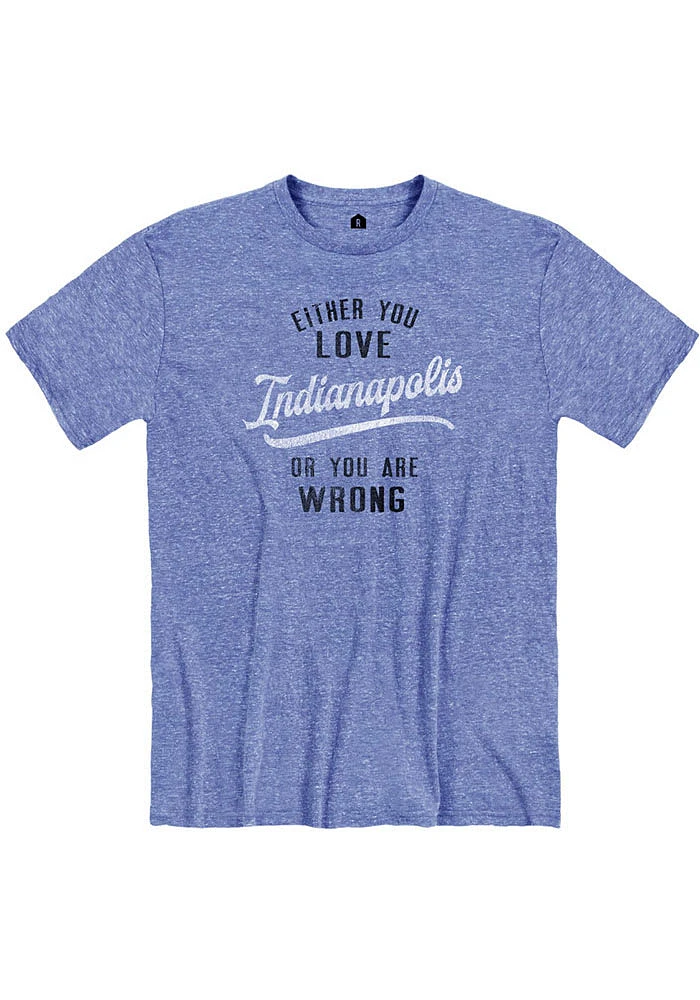 Indianapolis Blue Either You Love Short Sleeve Fashion T Shirt