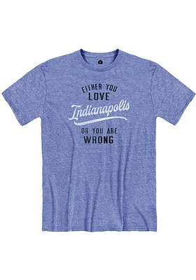 Indianapolis Blue Either You Love Short Sleeve Fashion T Shirt
