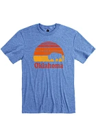 Oklahoma Blue Buffalo Sunset Short Sleeve Fashion T Shirt