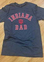Indiana Hoosiers Charcoal Dad Number One Short Sleeve T Shirt