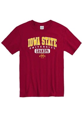 Iowa State Cyclones Cardinal Grandpa Pill Short Sleeve T Shirt