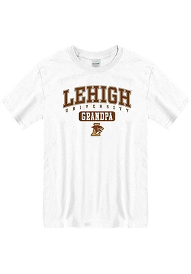 Lehigh University White Grandpa Pill Short Sleeve T Shirt
