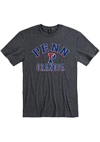 Pennsylvania Quakers Charcoal Grandpa Number One Short Sleeve T Shirt