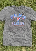 Pennsylvania Quakers Charcoal Grandpa Number One Short Sleeve T Shirt
