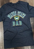 Wayne State Warriors Charcoal Dad Number One Short Sleeve T Shirt