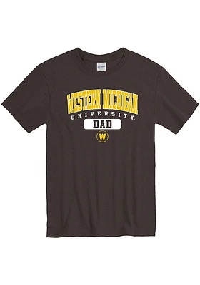 Western Michigan Broncos Brown Dad Pill Short Sleeve T Shirt