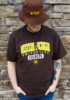 Western Michigan Broncos Brown Grandpa Pill Short Sleeve T Shirt